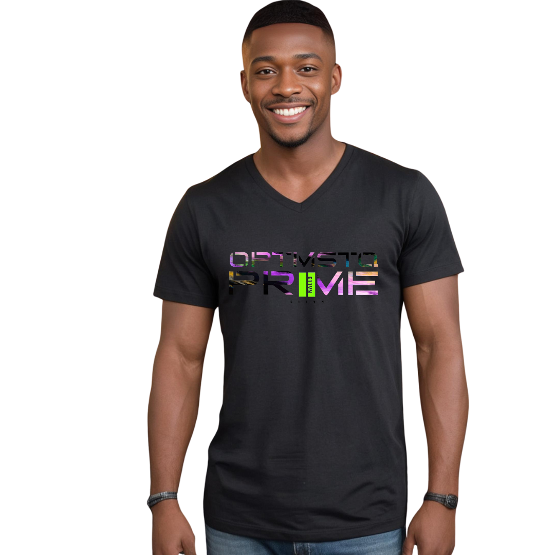 OptmstQ Pr11ME V-Neck T-Shirt